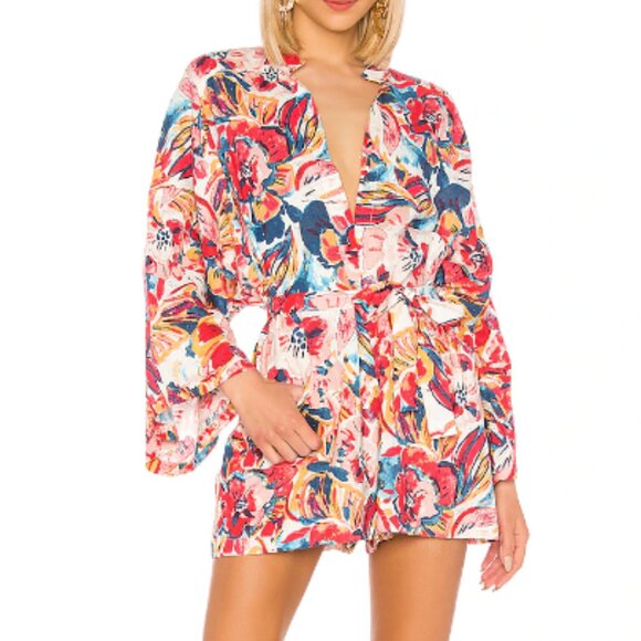 Free People Pants - Intimately Free People NWT Women's The Only Romper Ivory Combo Size Medium (M)